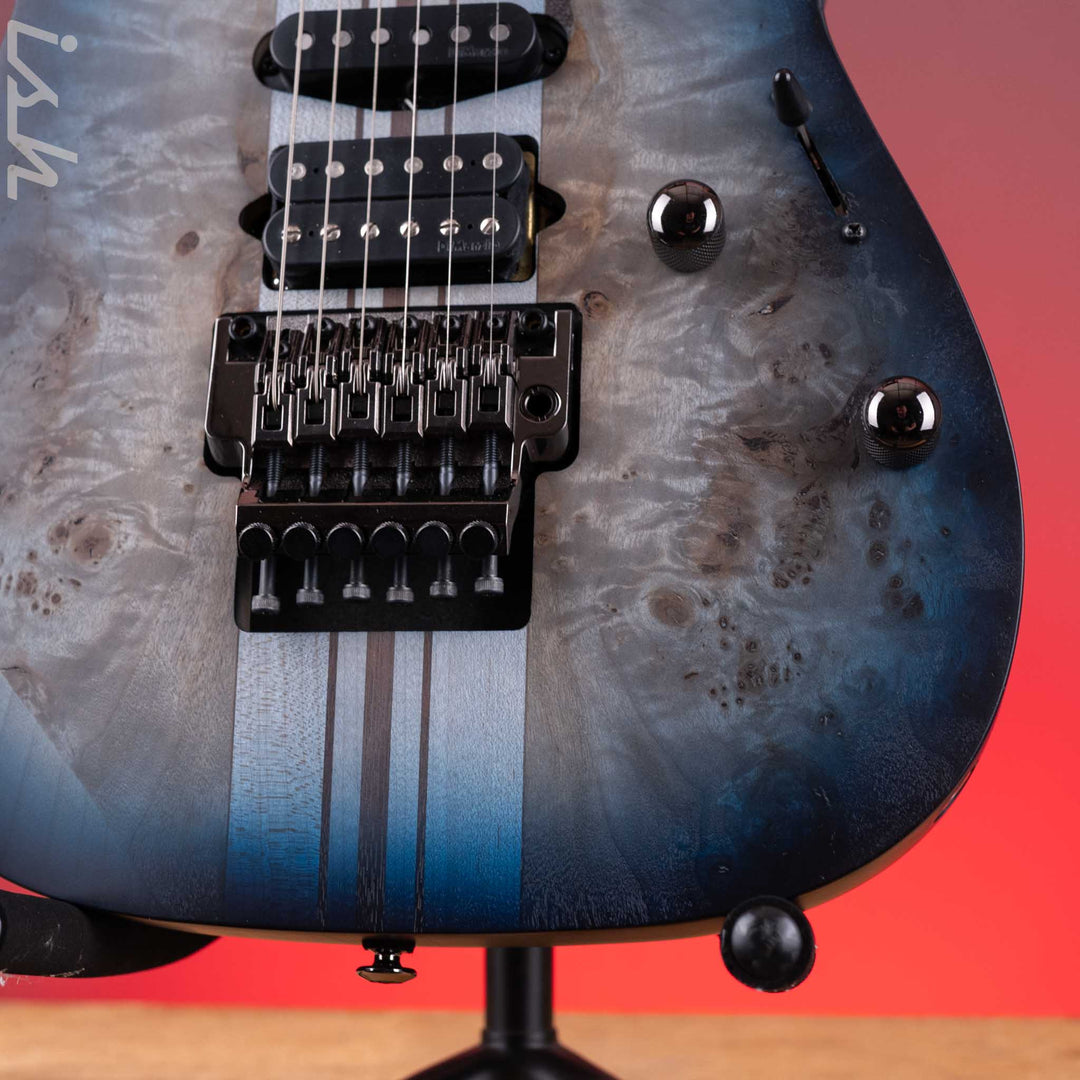 Ibanez Premium RGT1270PB Electric Guitar Blue Starburst Flat Demo