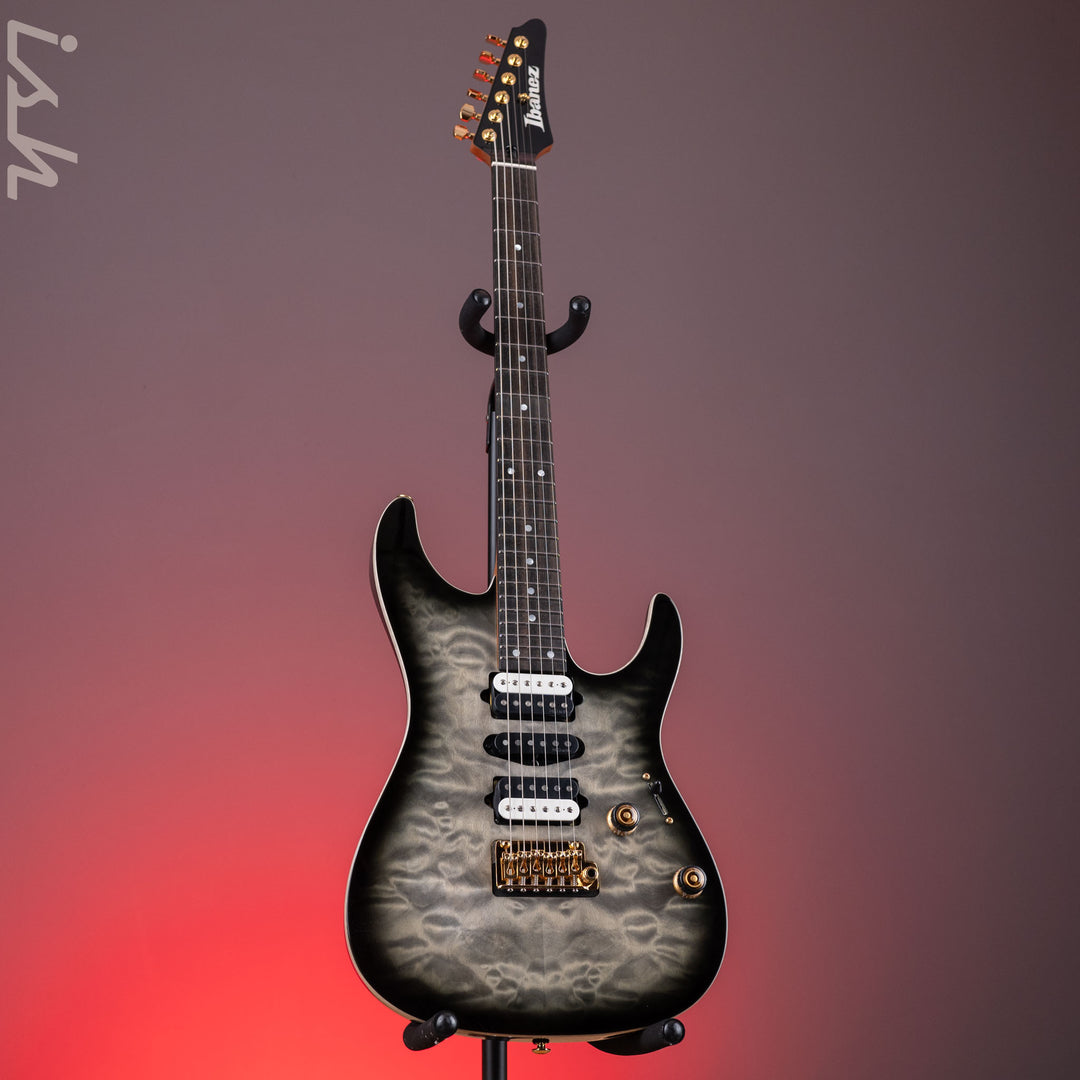 Ibanez AZ47P1QM Premium Electric Guitar Black Ice Burst Demo