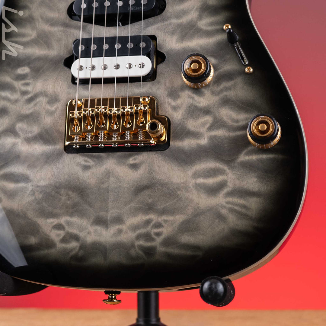 Ibanez AZ47P1QM Premium Electric Guitar Black Ice Burst Demo