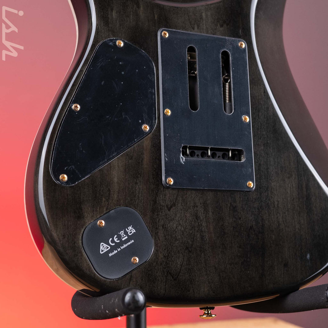 Ibanez AZ47P1QM Premium Electric Guitar Black Ice Burst Demo