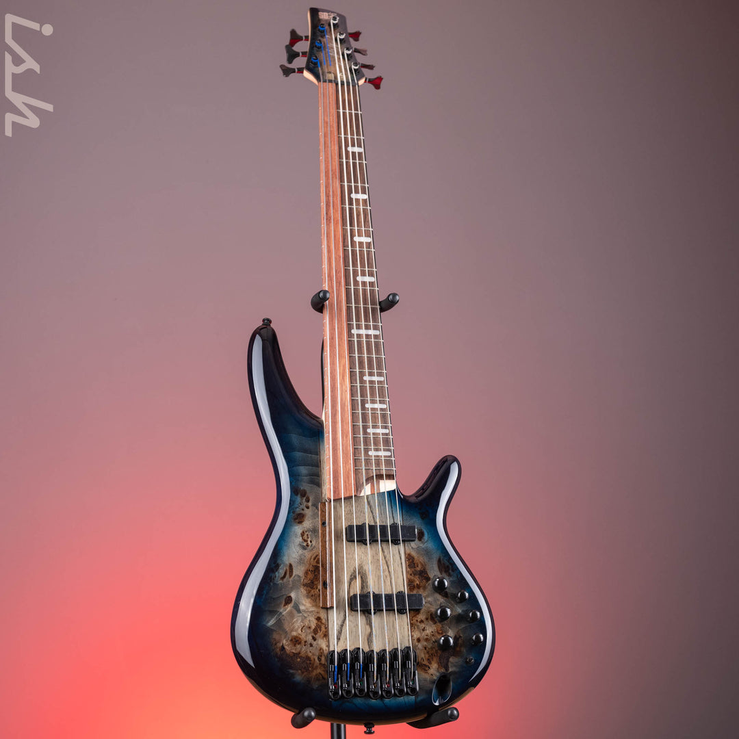 Ibanez Workshop SRAS7 Ashula 7-String Bass Cosmic Blue Starburst
