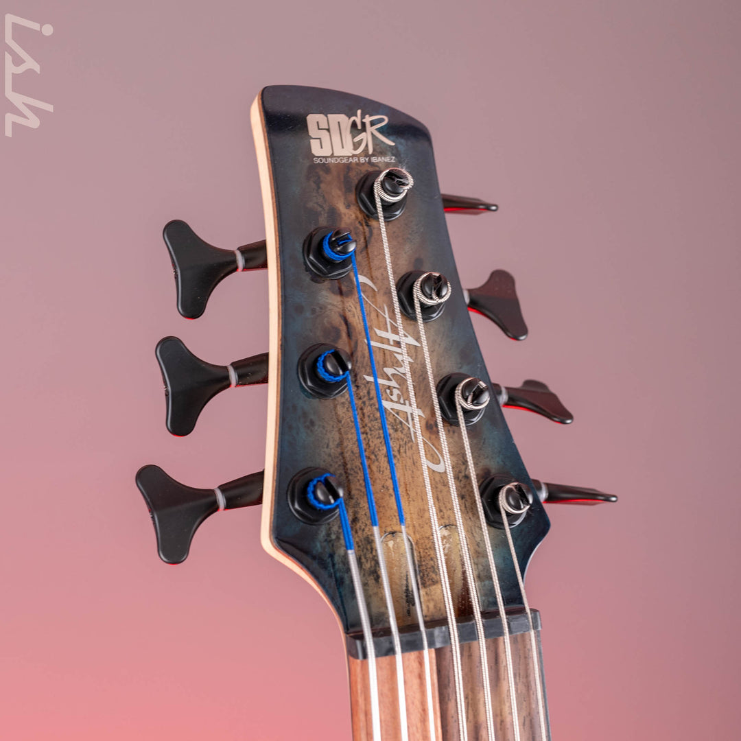Ibanez Workshop SRAS7 Ashula 7-String Bass Cosmic Blue Starburst