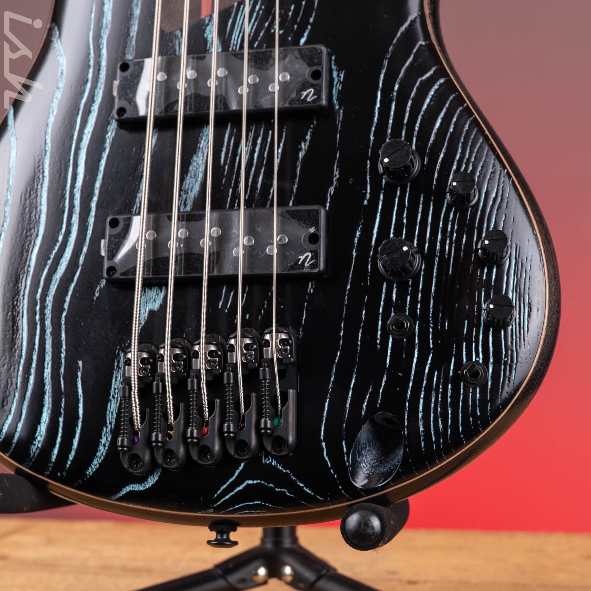 Ibanez SR1325SB 5-String Bass Aqua Wave Low Gloss – Ish Guitars