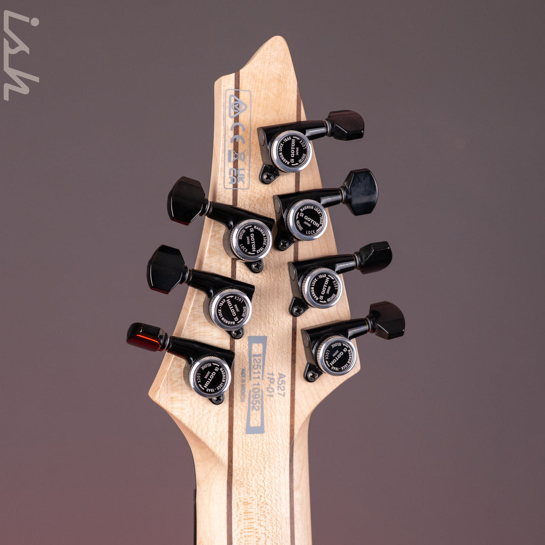 Ibanez A527 Alpha Multiscale 7-String Guitar Nebula Shift