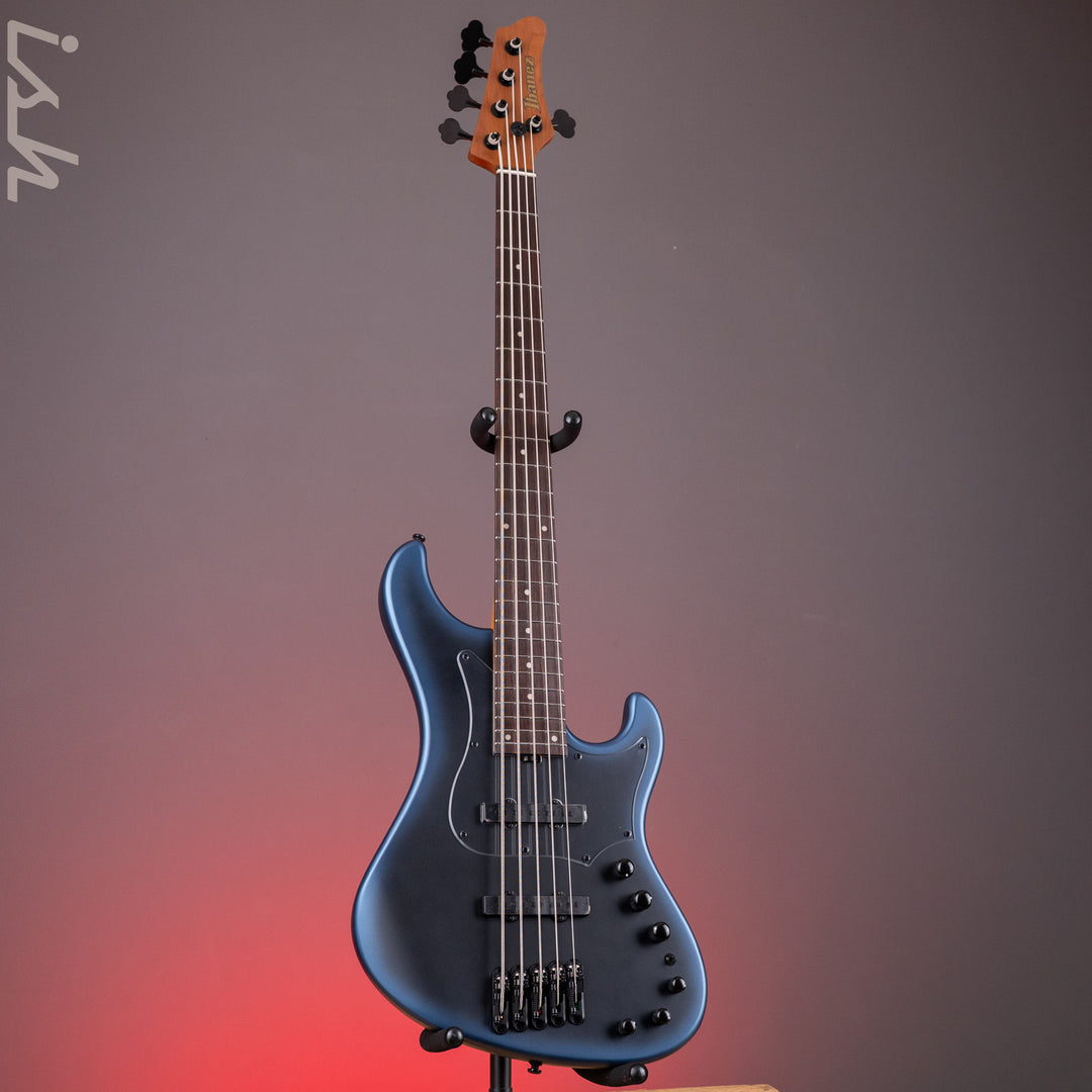 Ibanez MDM1005 5-String Bass Midnight Arctic Ocean Matte Demo