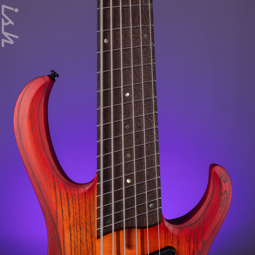 Ibanez BTB866MS 6-String Bass Workshop Brown Topaz Burst Flat