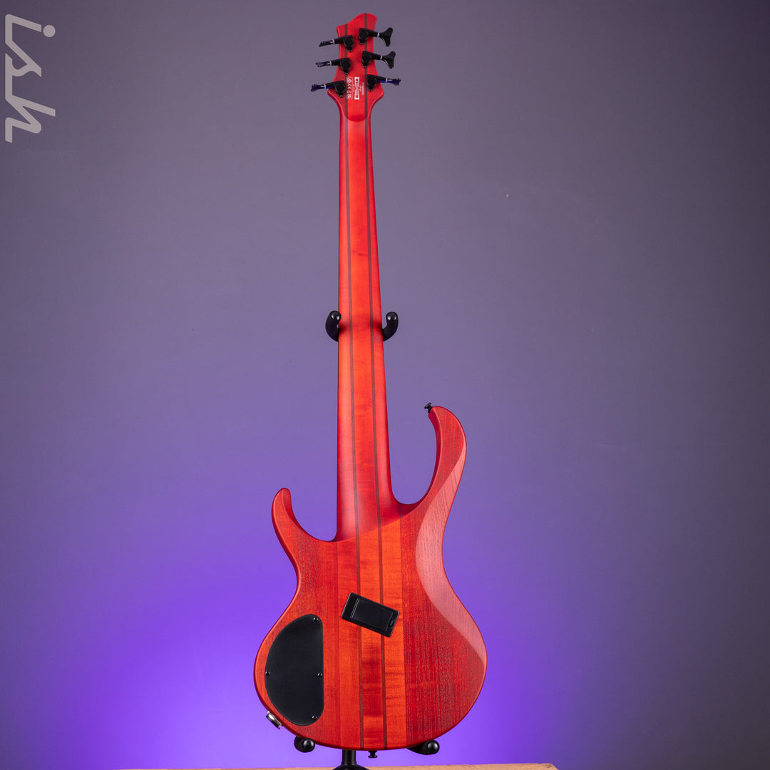 Ibanez BTB866MS 6-String Bass Workshop Brown Topaz Burst Flat