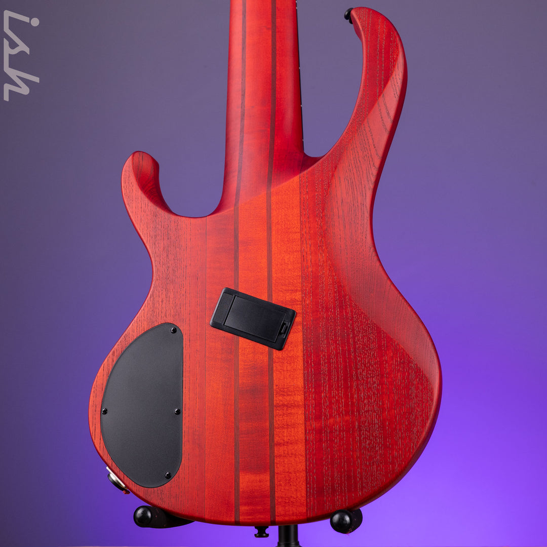Ibanez BTB866MS 6-String Bass Workshop Brown Topaz Burst Flat