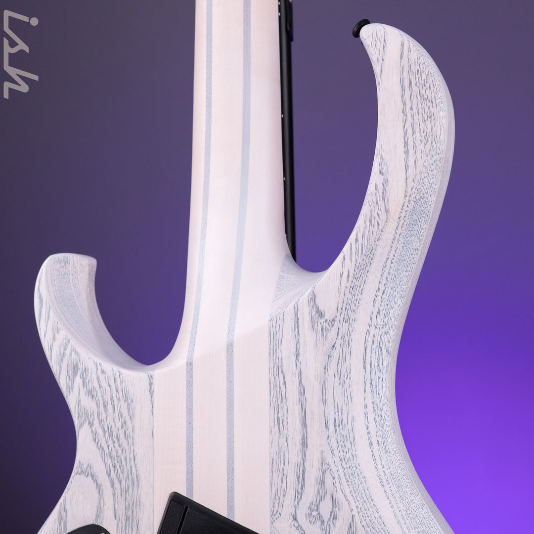 Ibanez BTB865MS 5-String Bass Workshop Transparent White Flat