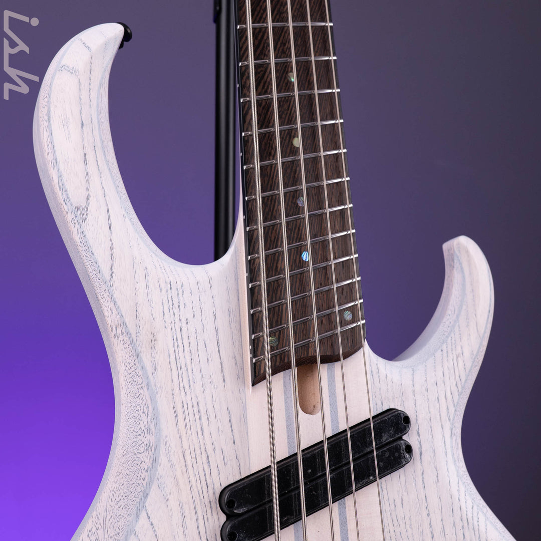 Ibanez BTB865MS 5-String Bass Workshop Transparent White Flat