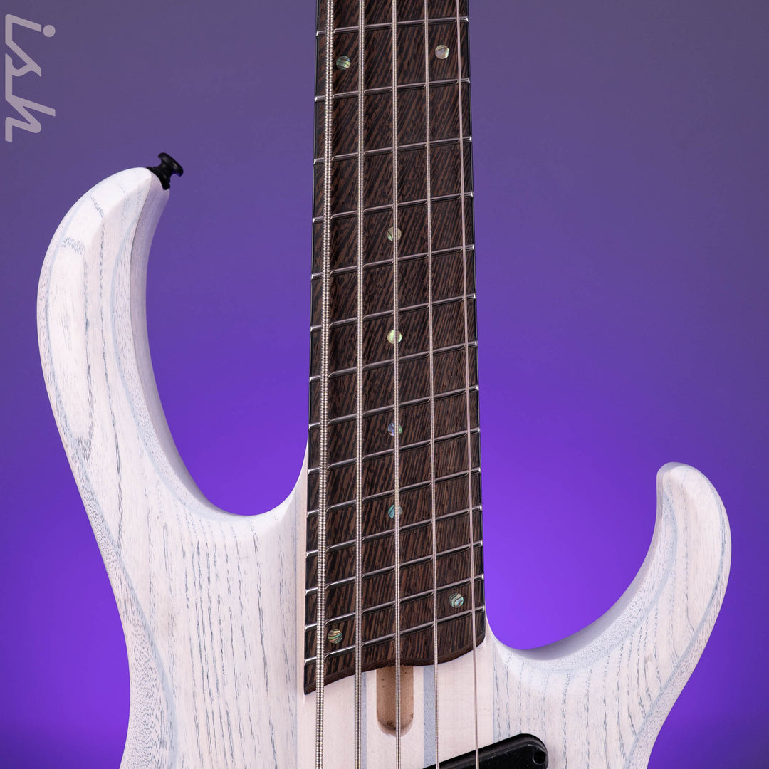 Ibanez BTB865MS 5-String Bass Workshop Transparent White Flat