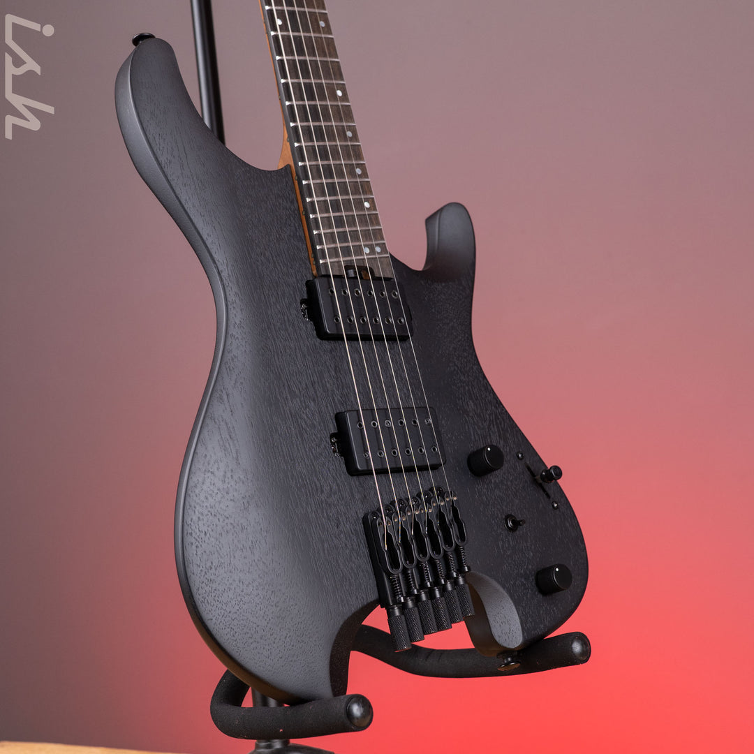Ibanez Iron Label QX52B Electric Guitar Weathered Black