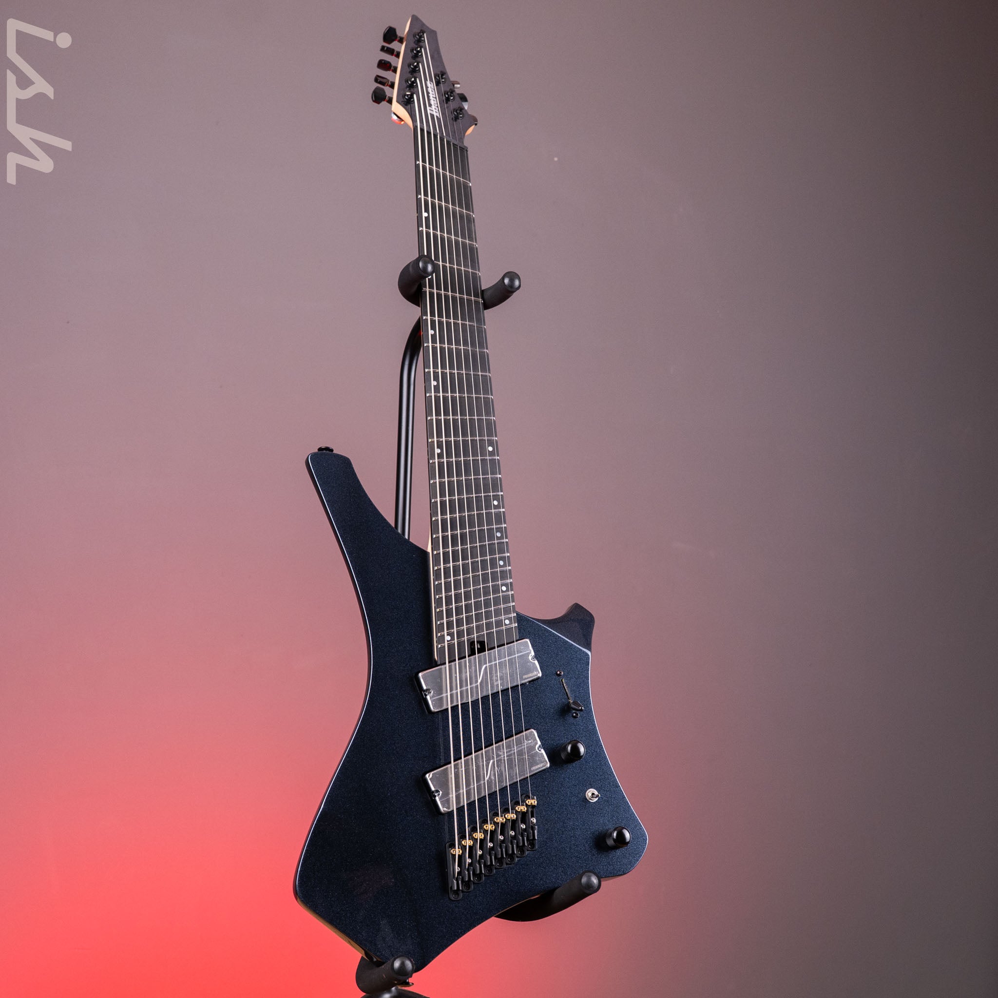 Ibanez Alpha A528 8-String Multiscale Guitar Iron Pewter – Ish Guitars
