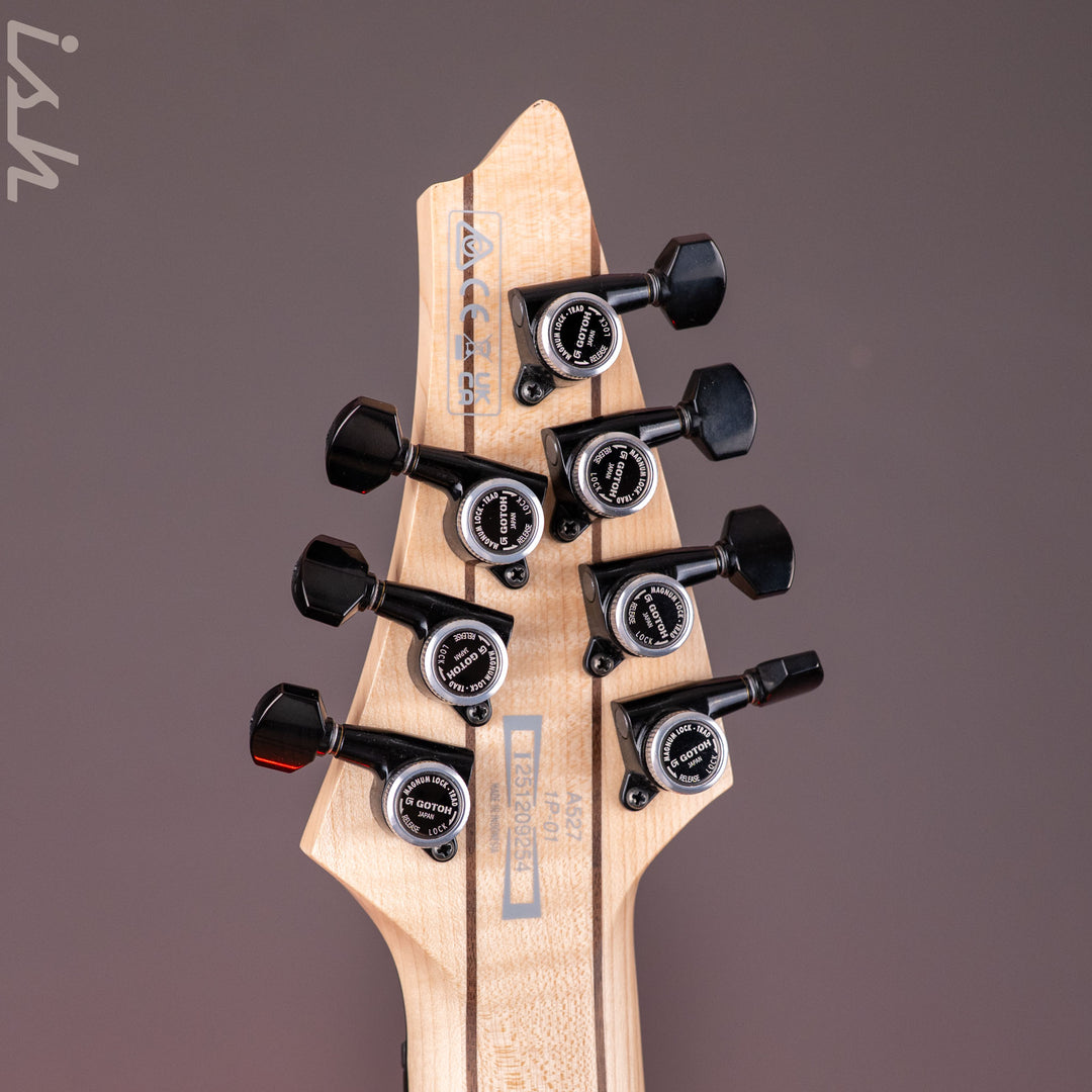 Ibanez A527 Alpha Multiscale 7-String Guitar Iron Pewter