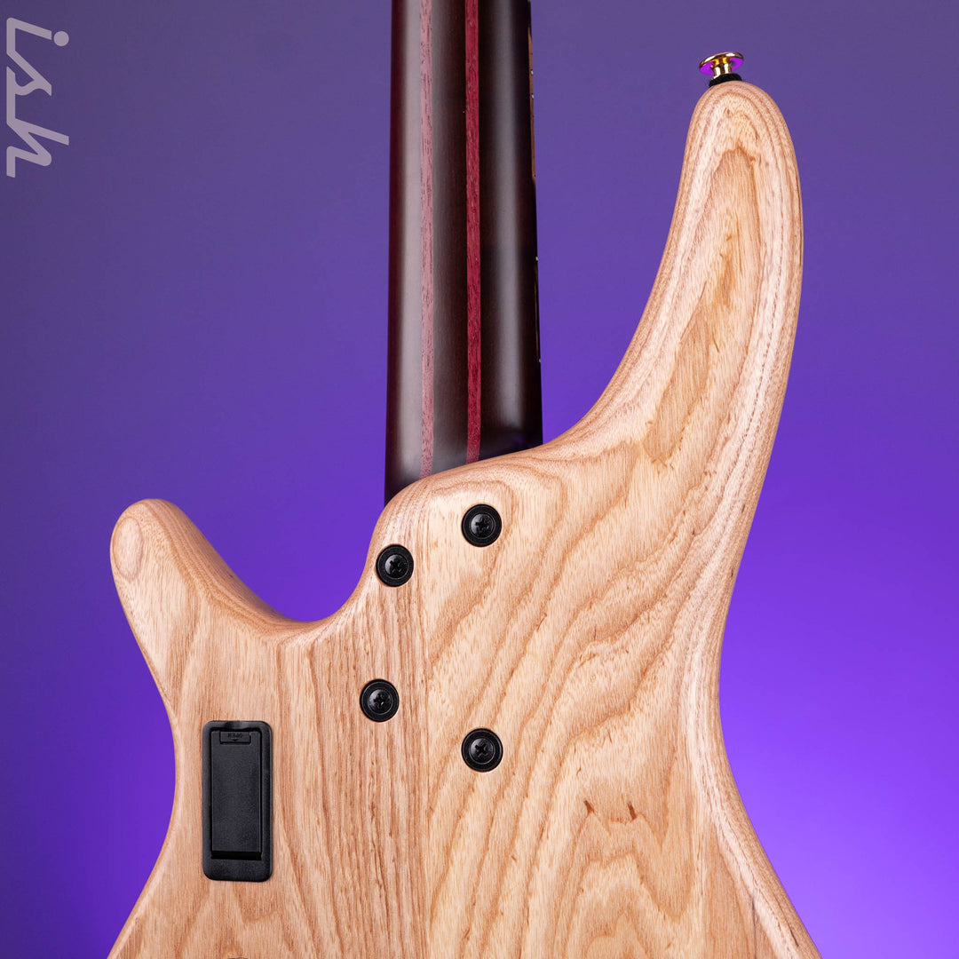 Ibanez Custom Shop Visions SR 5-String Bass Natural Bastogne Walnut