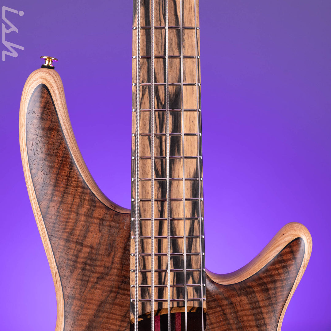 Ibanez Custom Shop Visions SR 5-String Bass Natural Bastogne Walnut