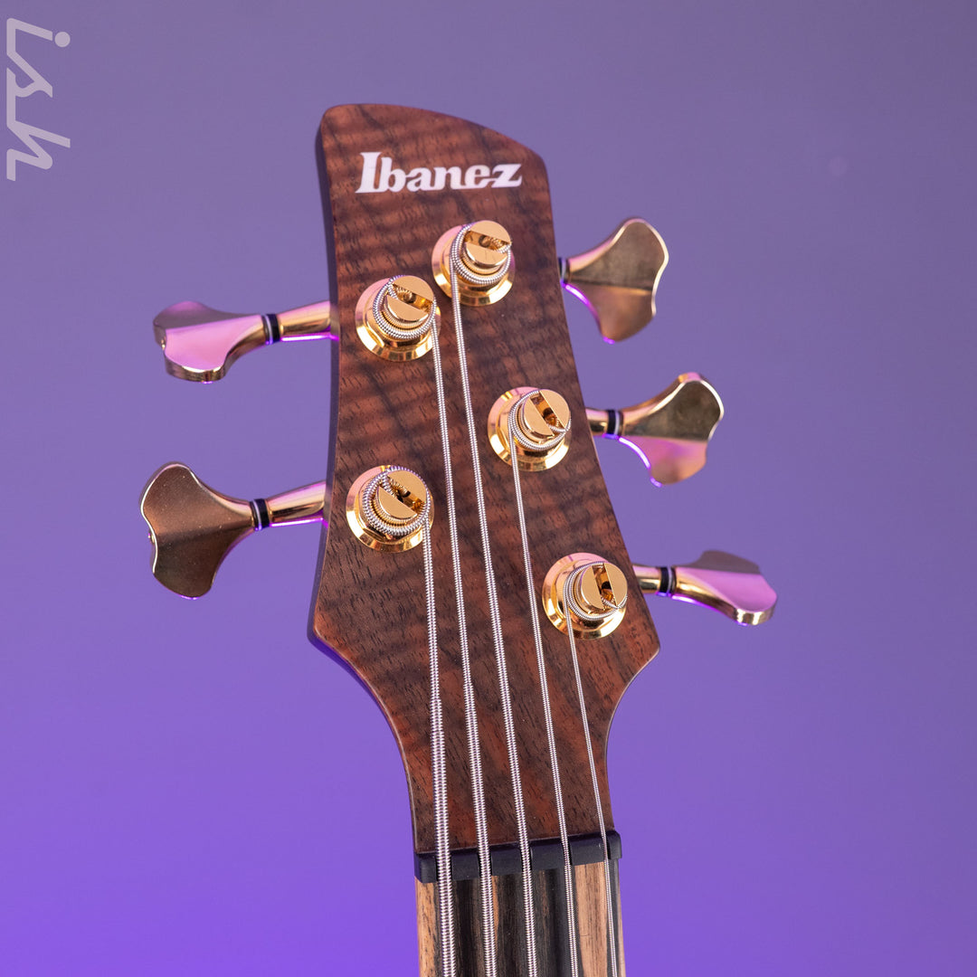 Ibanez Custom Shop Visions SR 5-String Bass Natural Bastogne Walnut