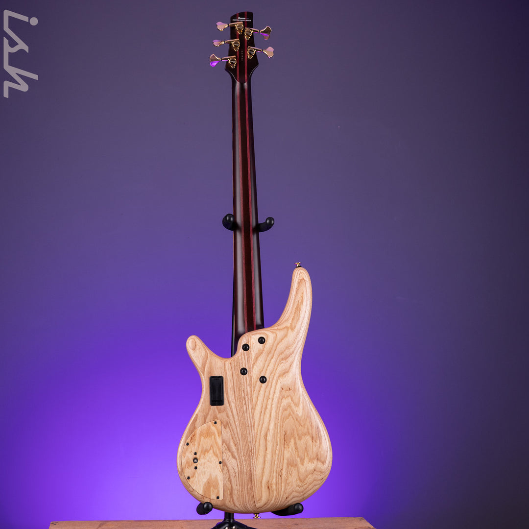 Ibanez Custom Shop Visions SR 5-String Bass Natural Bastogne Walnut