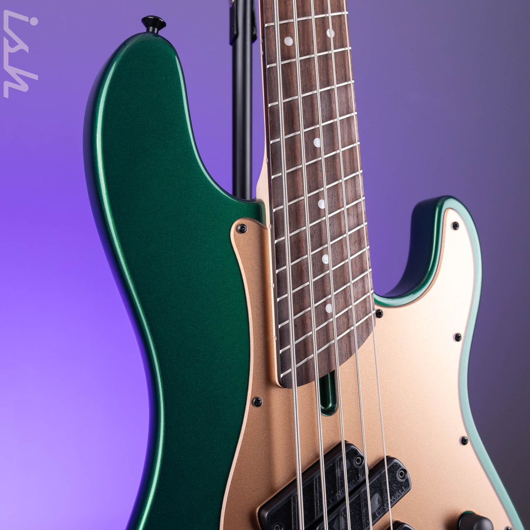 Dingwall SP1 5-String Bass Dark Candy Green Gloss