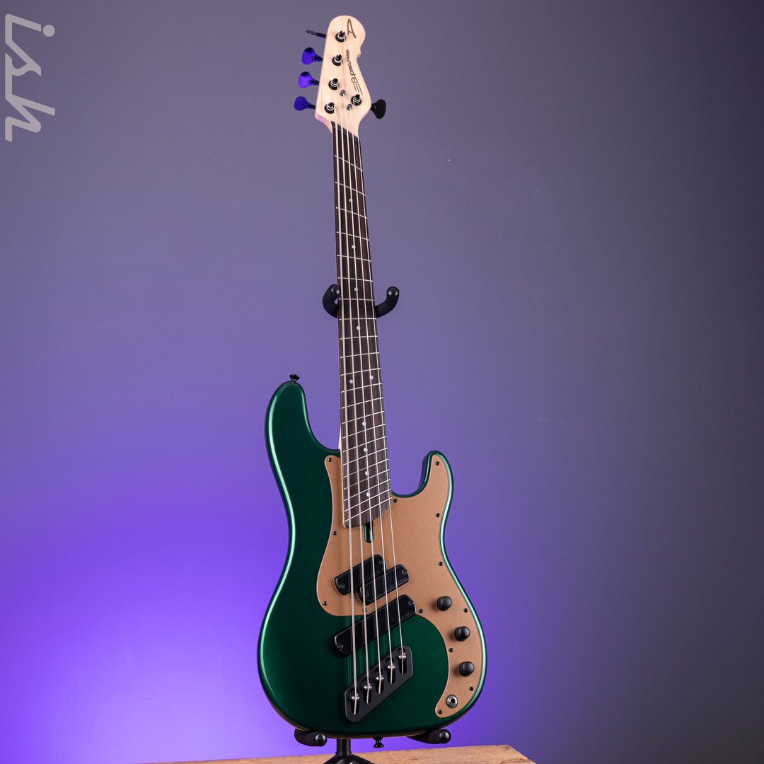 Dingwall SP1 5-String Bass Dark Candy Green