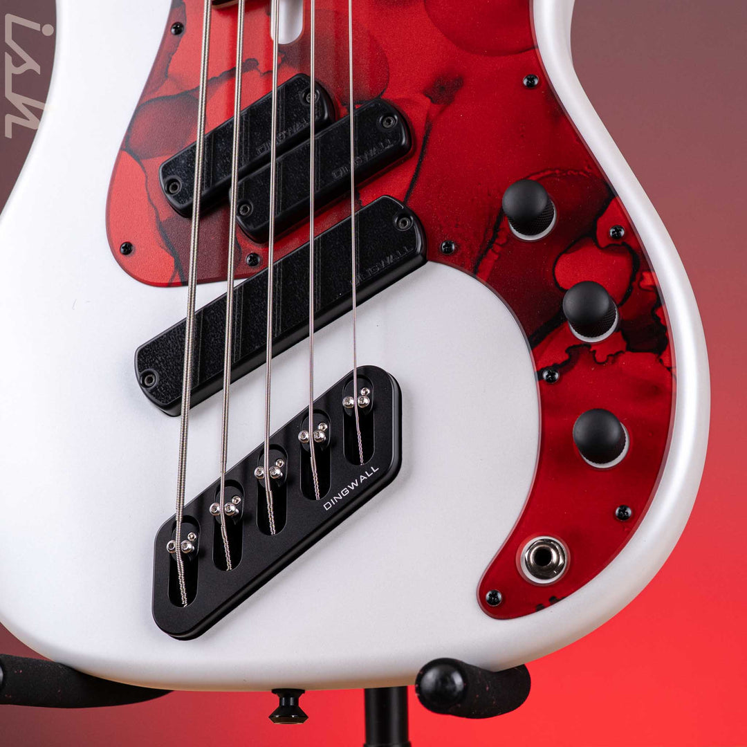 Dingwall SP1 5-String Bass Ducati White