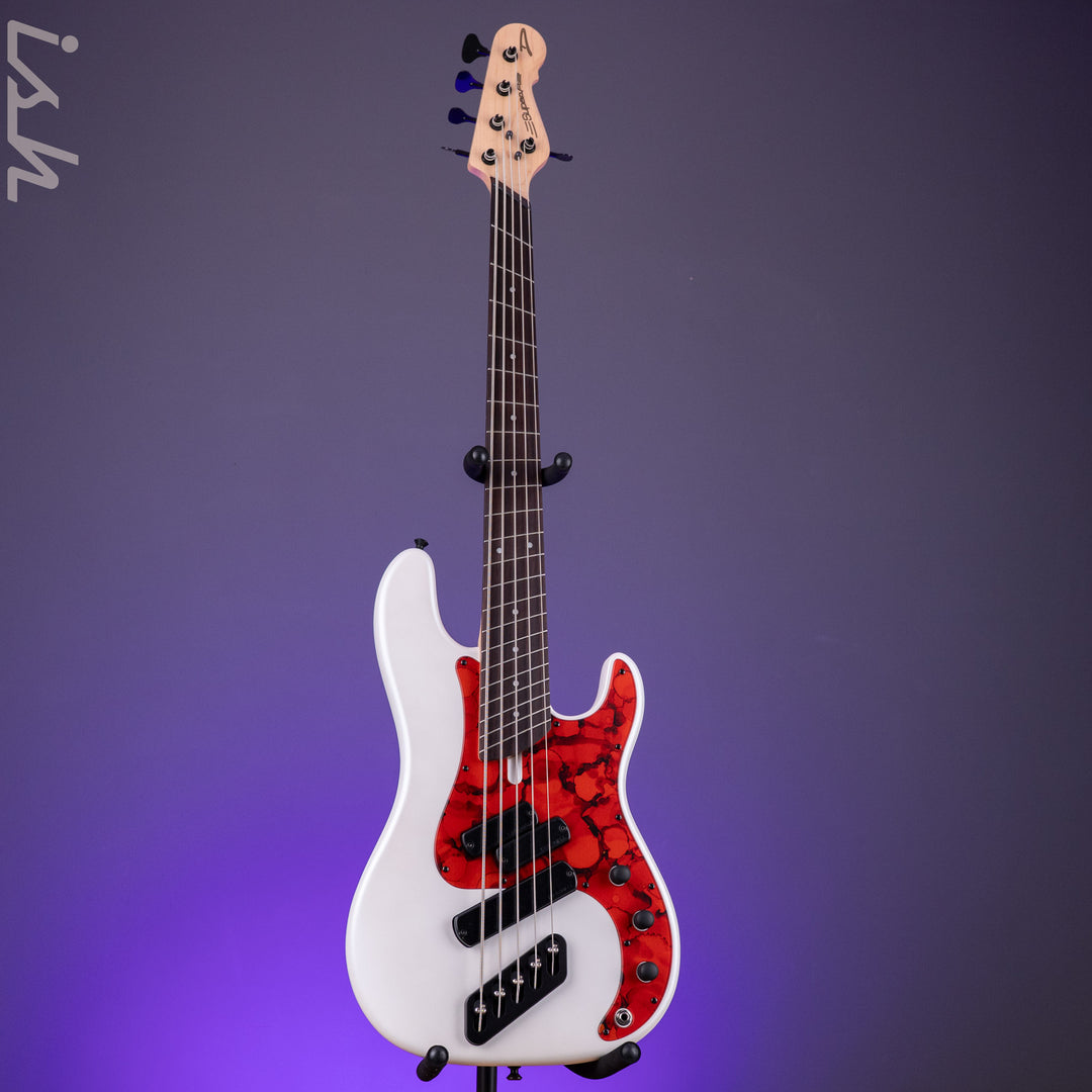 Dingwall SP1 5-String Bass Matte Ducati Pearl White B-Stock
