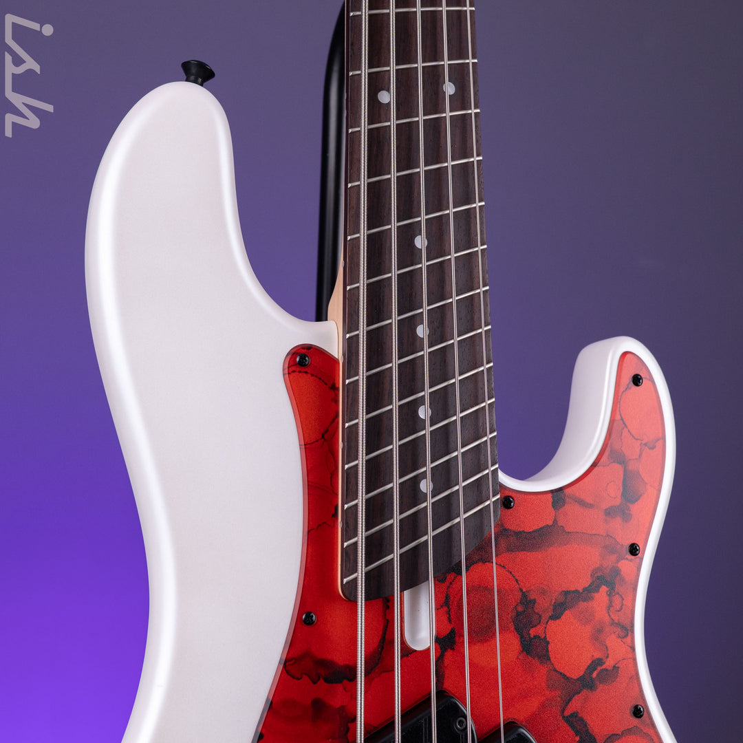 Dingwall SP1 5-String Bass Matte Ducati Pearl White B-Stock