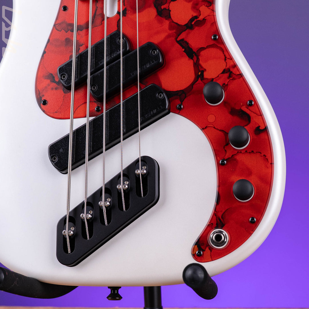 Dingwall SP1 5-String Bass Matte Ducati Pearl White B-Stock