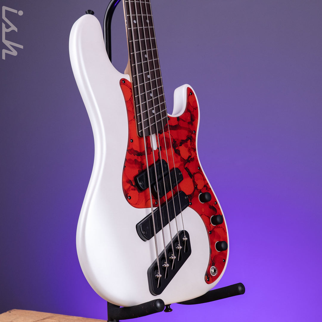 Dingwall SP1 5-String Bass Matte Ducati Pearl White B-Stock