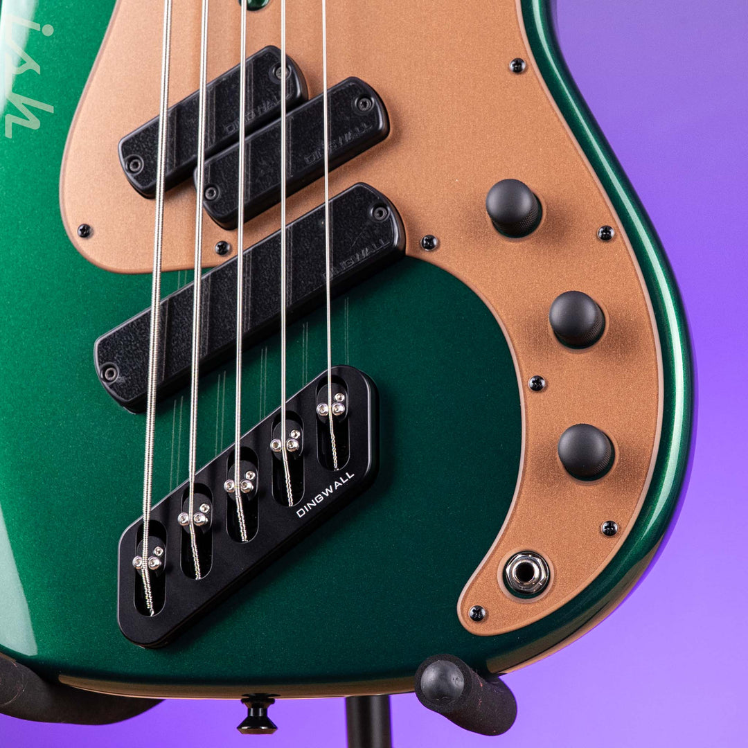 Dingwall SP1 5-String Bass Dark Candy Green