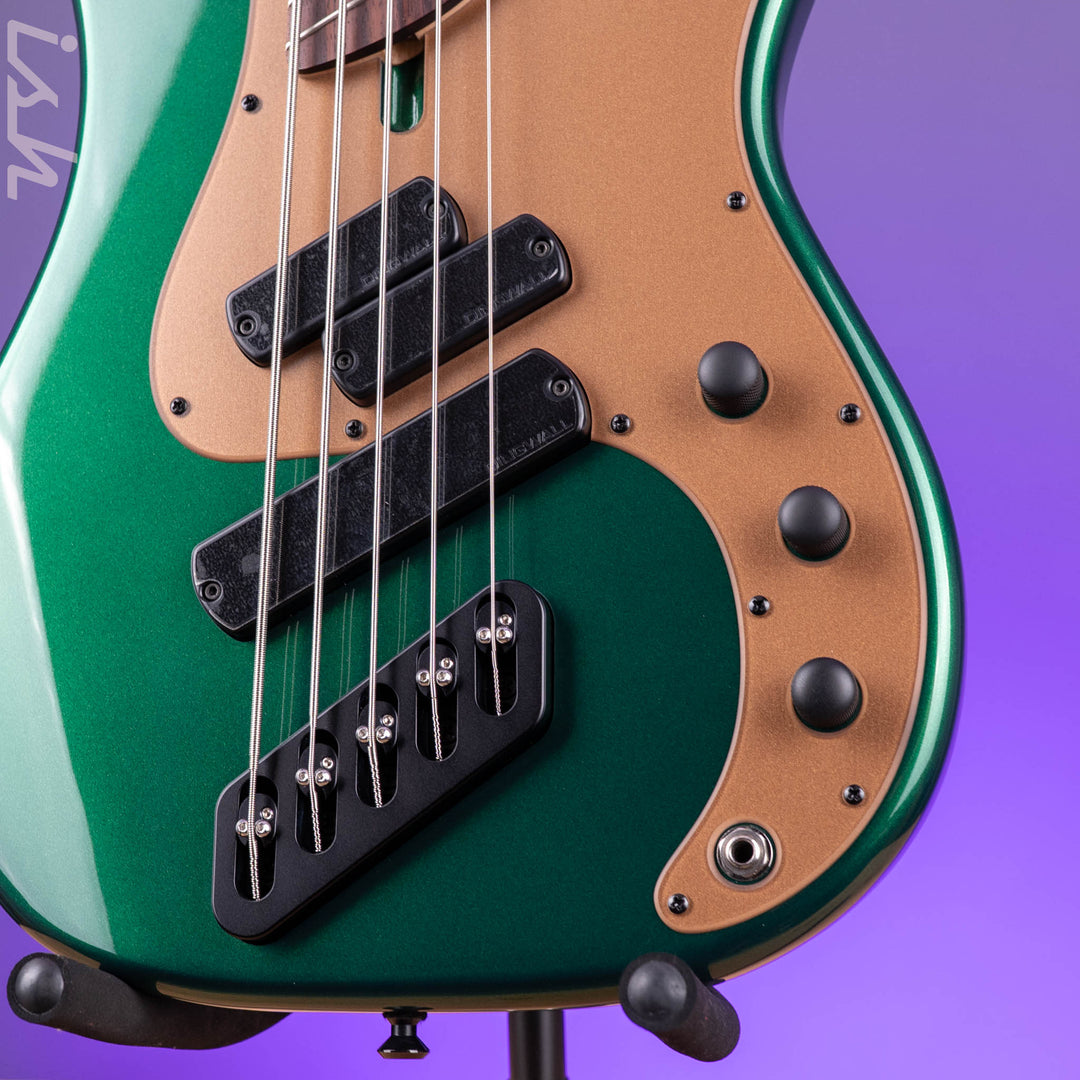 Dingwall SP1 5-String Bass Dark Candy Green