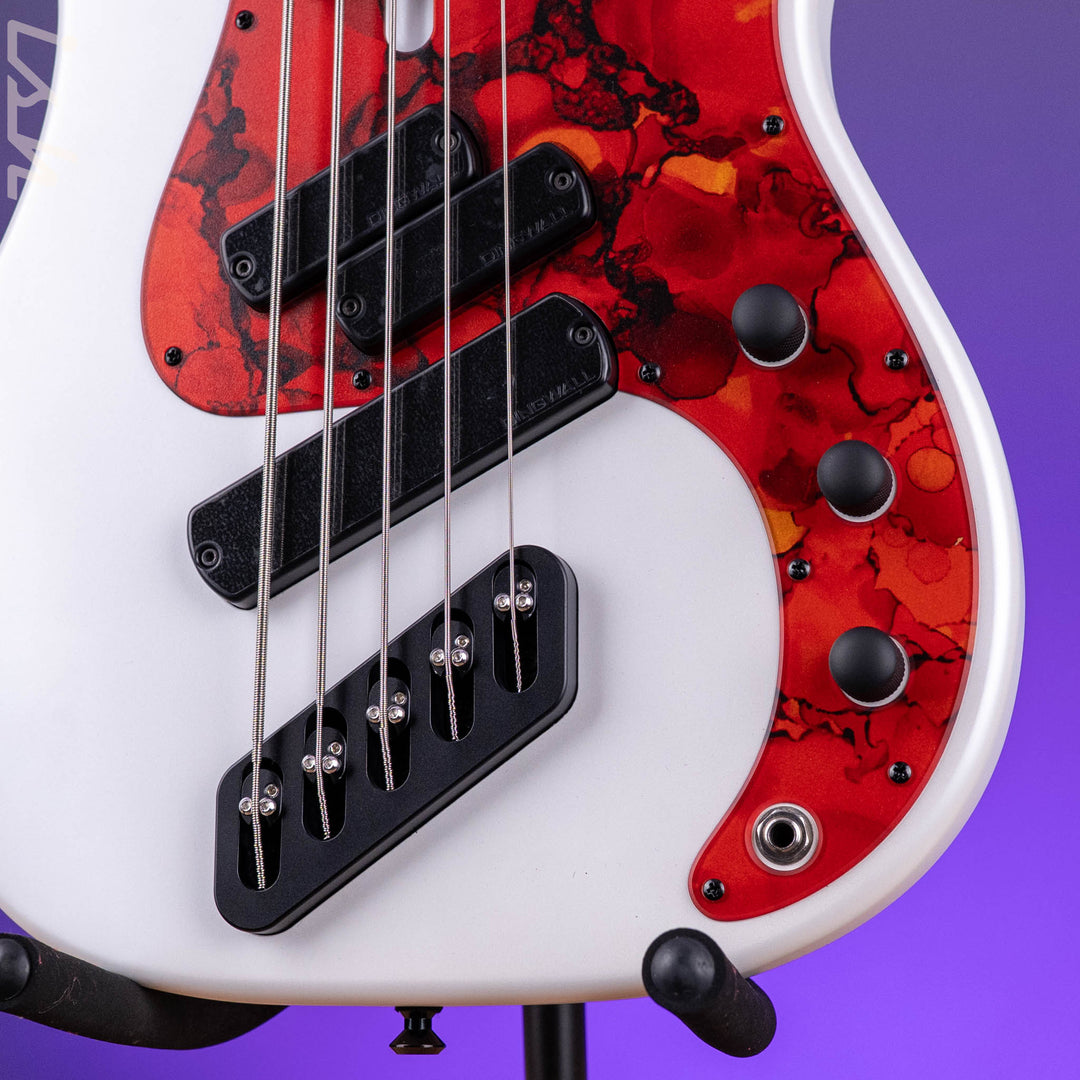 Dingwall SP1 5-String Bass Matte Ducati Pearl White