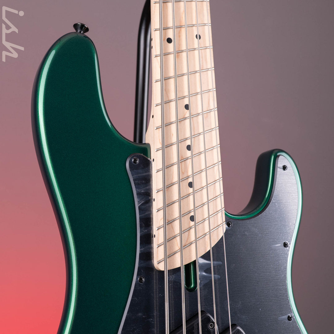 Dingwall SP1 5-String Bass Maple Board Dark Candy Green