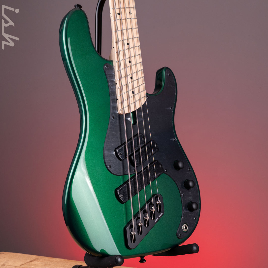 Dingwall SP1 5-String Bass Maple Board Dark Candy Green