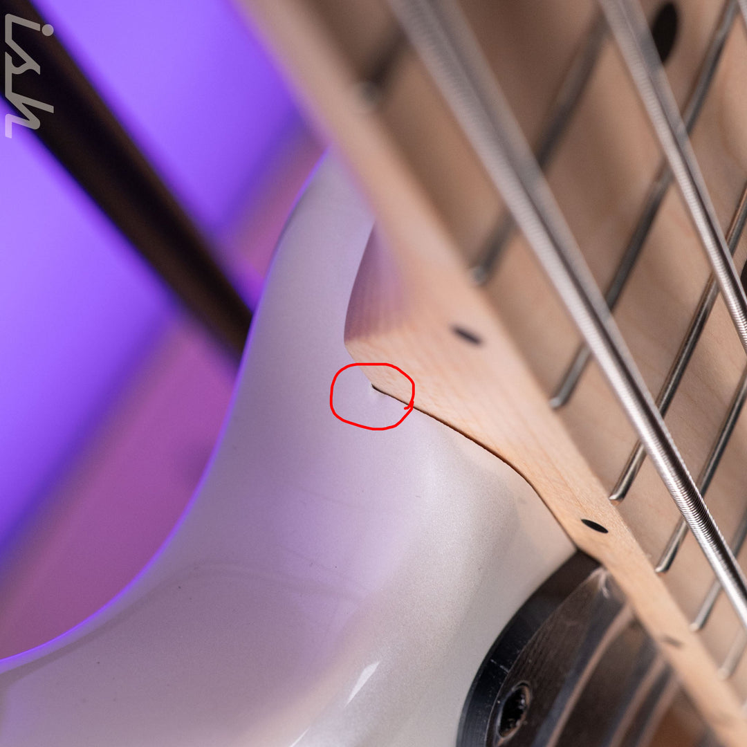 Dingwall SP1 4-String Bass Ducati White Maple Board B-Stock