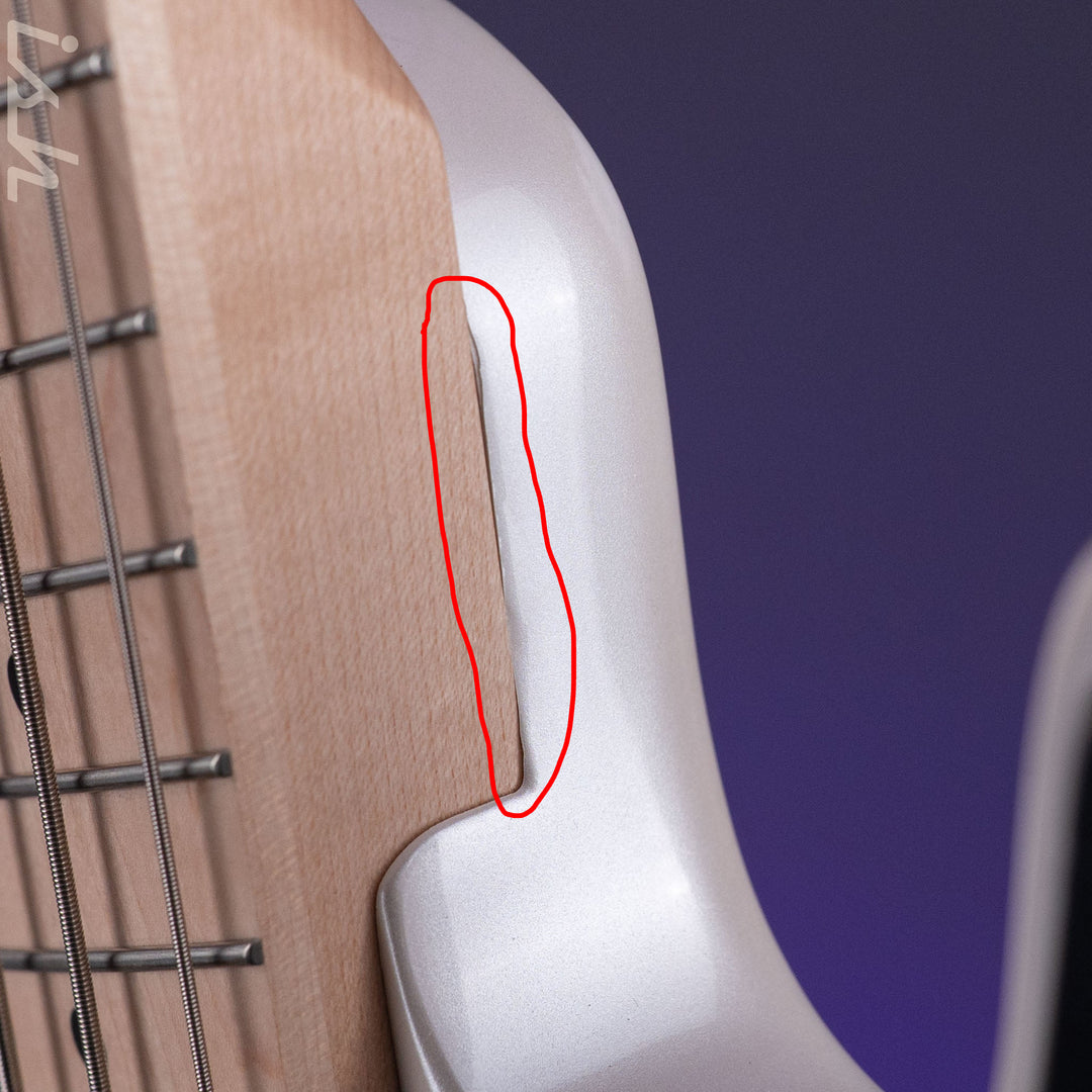Dingwall SP1 4-String Bass Ducati White Maple Board B-Stock