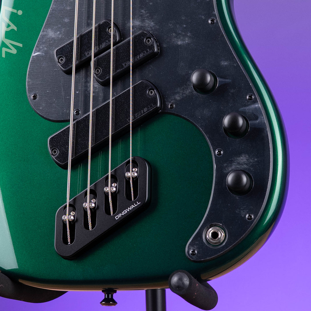 Dingwall SP1 4-String Bass Dark Candy Green Maple Board B-Stock