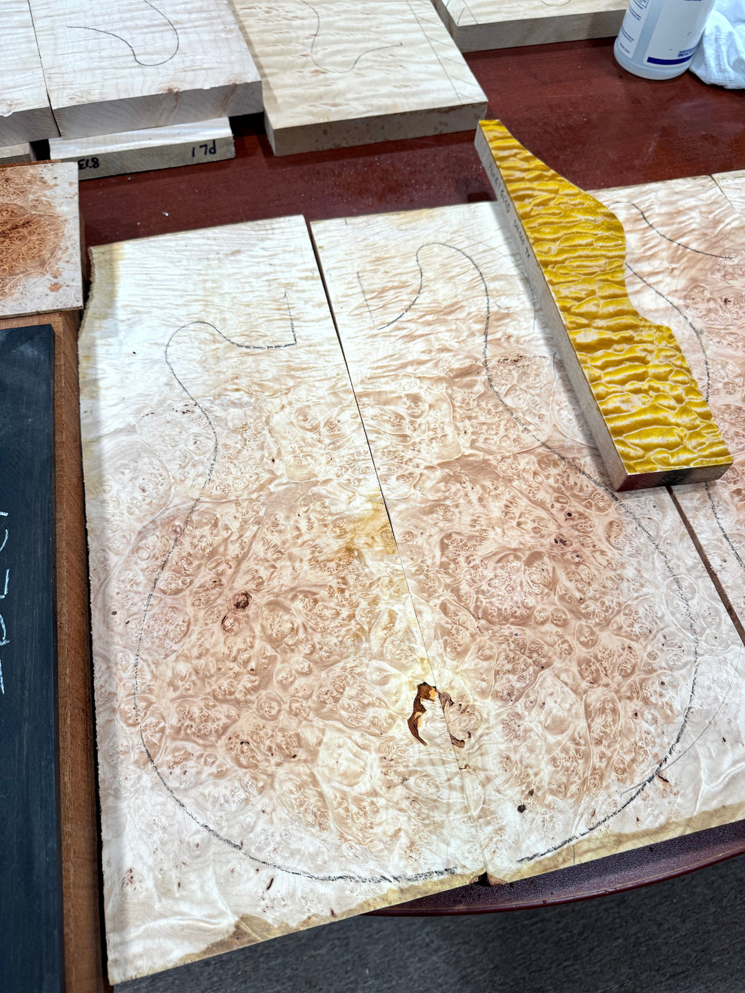 PRS Private Stock Custom 24 Maple Burl Honey Gold, Gold Leaf *Future Build*