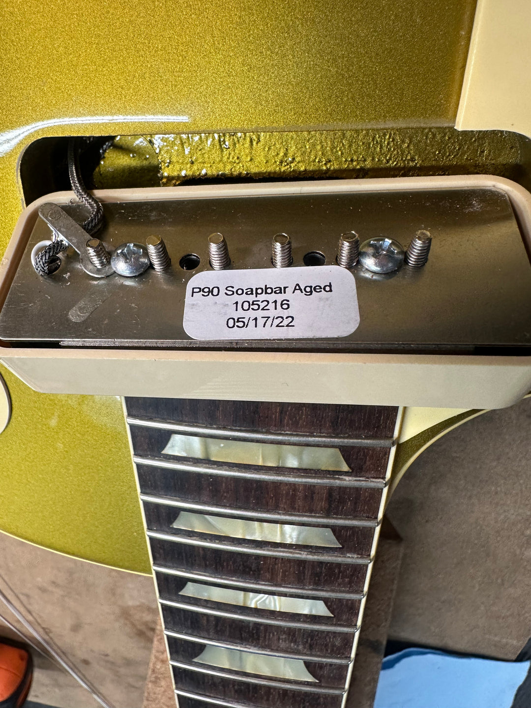 2022 Gibson Custom Shop 1954 Les Paul Standard Gold Top Lefty