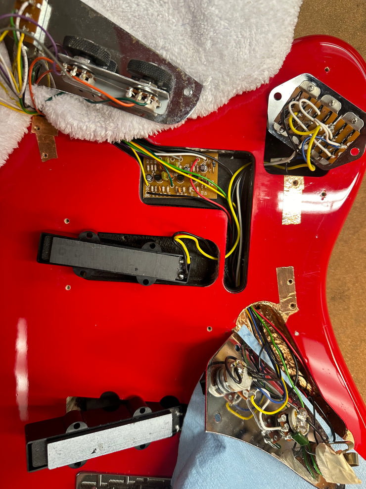 2007 Fender Jaguar Bass MIJ CIJ Japan Candy Apple Red