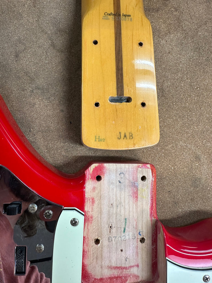 2007 Fender Jaguar Bass MIJ CIJ Japan Candy Apple Red