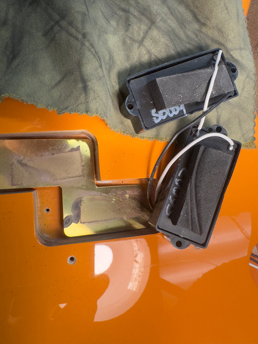 2004 Fender MIJ  Capri Orange Precision Bass