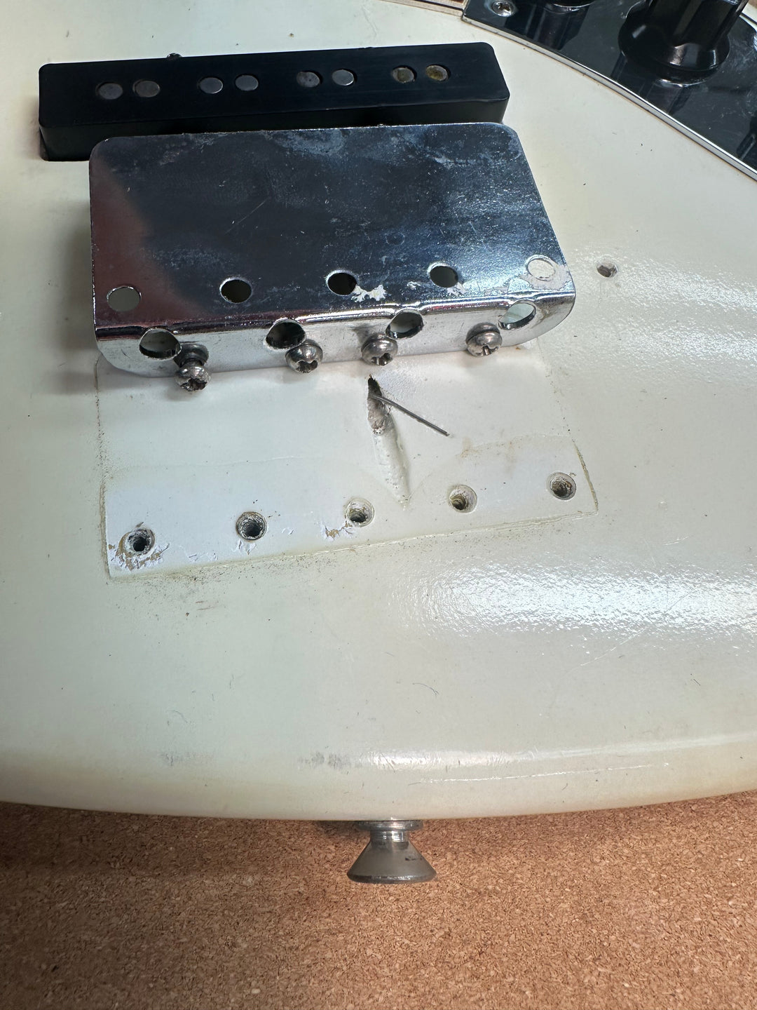 1966 Fender Jazz Bass Refin White