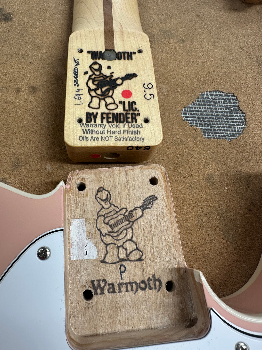 Warmoth Pink Parts Telecaster