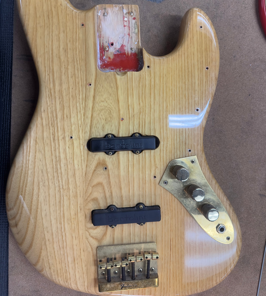 1982 Fender Jazz Bass with MIM Refinished Body