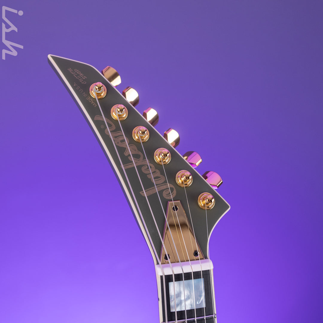 Jackson Custom Shop King V Olive Drab Gold Hardware