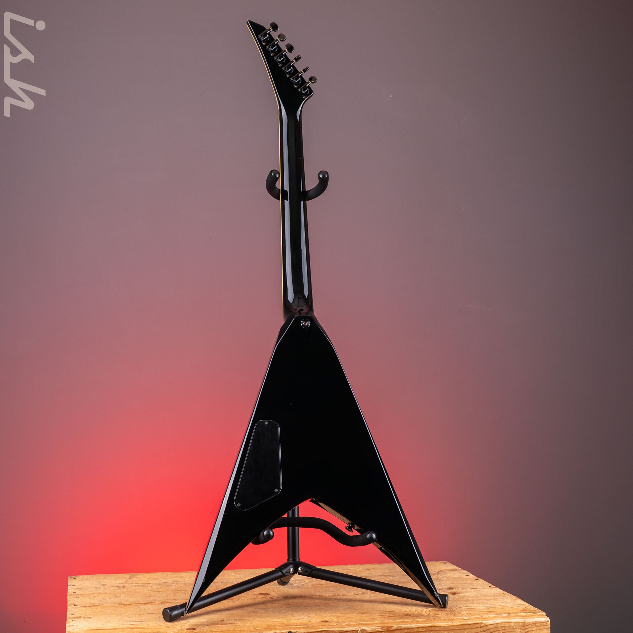 1995 Jackson Dave Mustaine King V Pro Black – Ish Guitars