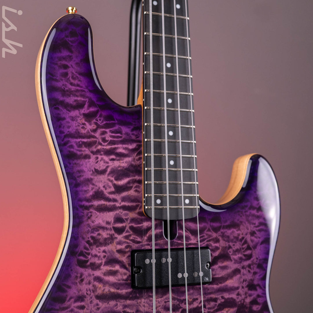 Mayones Jabba Custom 4 Quilted Maple Infinite Purple