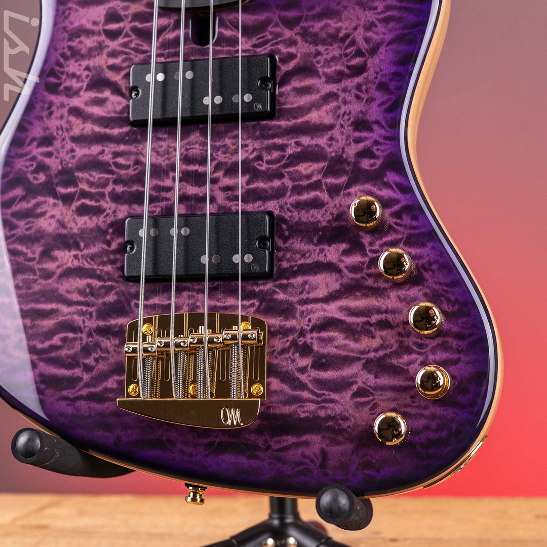 Mayones Jabba Custom 4 Quilted Maple Infinite Purple