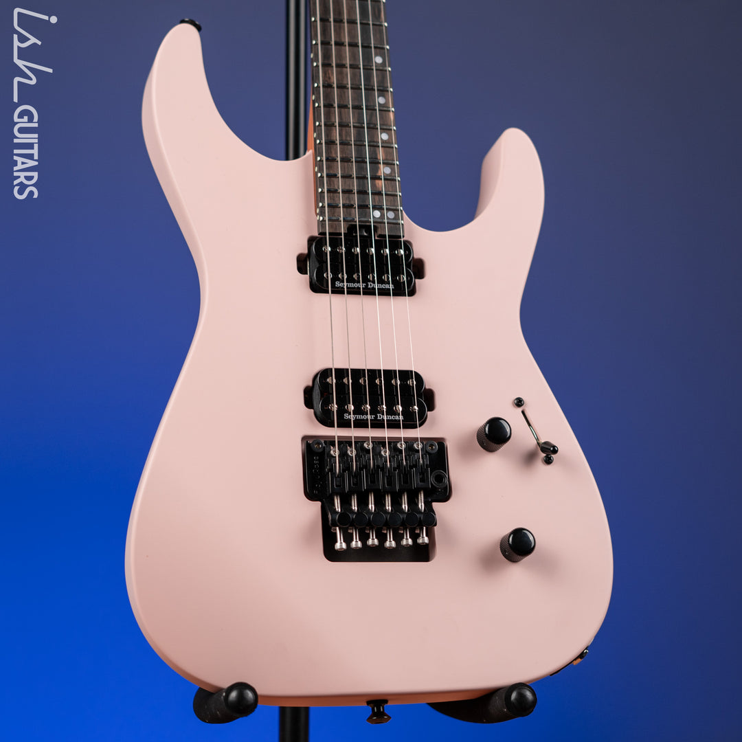 Jackson American Series Virtuoso Electric Guitar Satin Shell Pink Demo